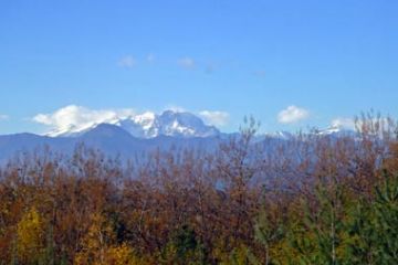Colori Autunnali - Panorama del Monte Rosa